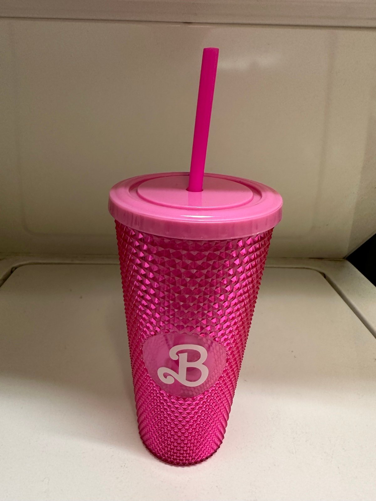 Barbie pink studded cup