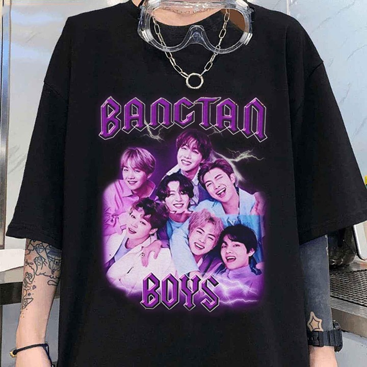 K Pop Bangtan Boys 90s BTS Unisex Shirt K Pop Bangtan Boys 90s BTS Unisex Shirt