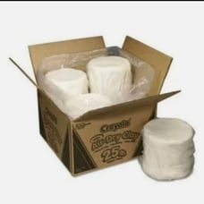 Crayola Nontoxic Air-Drying Clay, White, 25 lb