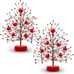 NEW 2 Pack Valentines Day Tree Valentine's Day Decoration,15 Inch