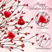 NEW 2 Pack Valentines Day Tree Valentine's Day Decoration,15 Inch