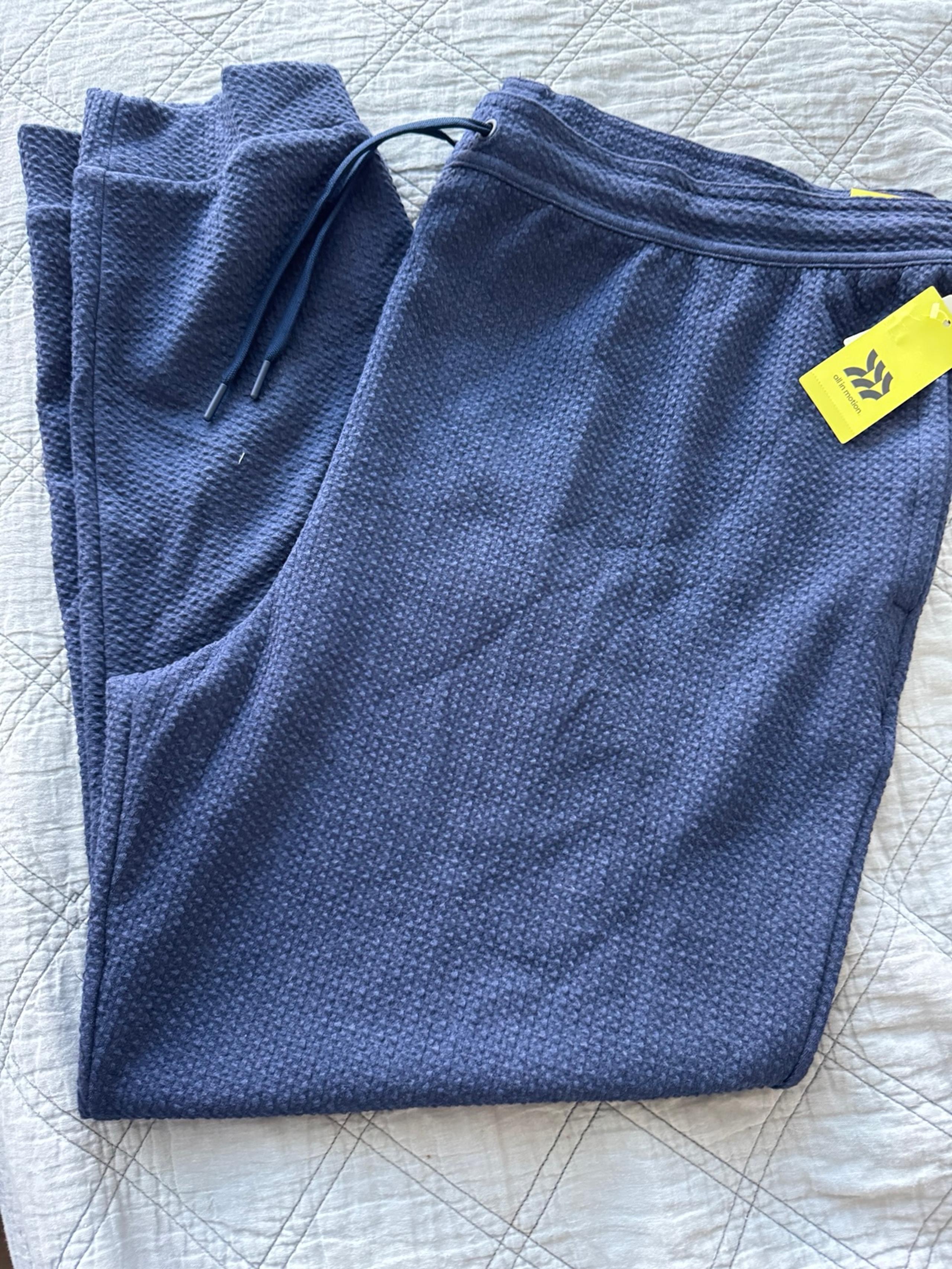 NEW Men’s All in Motion Navy Joggers-size XXL