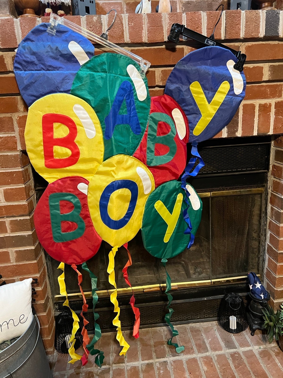Vintage 90s Baby Boy Flag