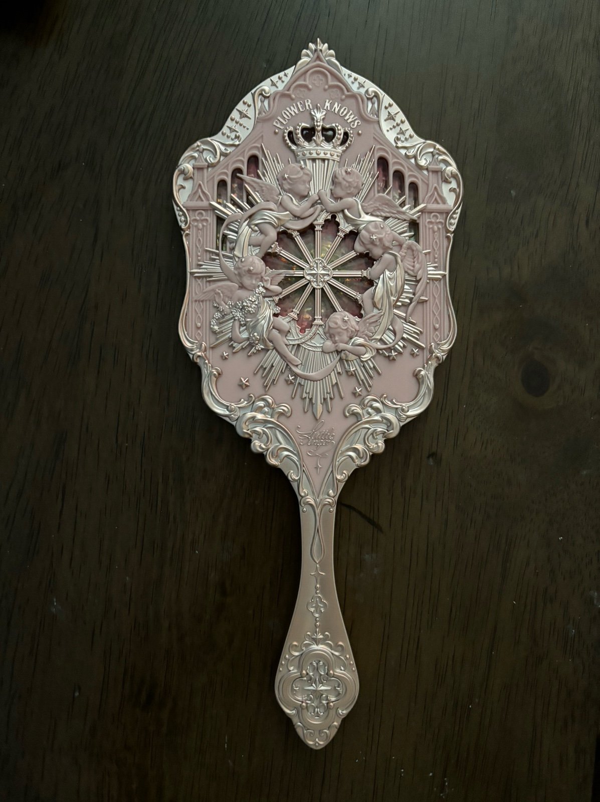 Flower Knows Makeup Little Angel Handheld Mirror pink