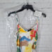 Tahari Brushstroke Canvas Print Maxi Dress M NWT