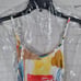 Tahari Brushstroke Canvas Print Maxi Dress M NWT