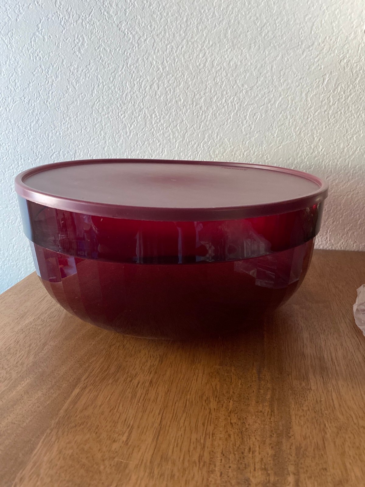 Vintage Tupperware Salad Bowl with Accessories