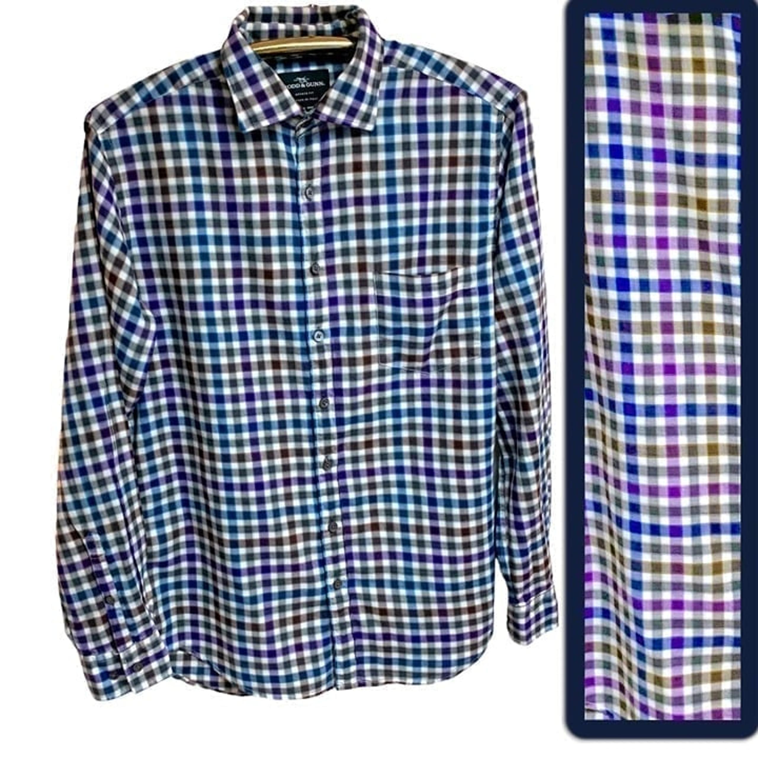 Rodd & Gunn Sports Fit  Multicolor Check Plaid Button Down Shirt