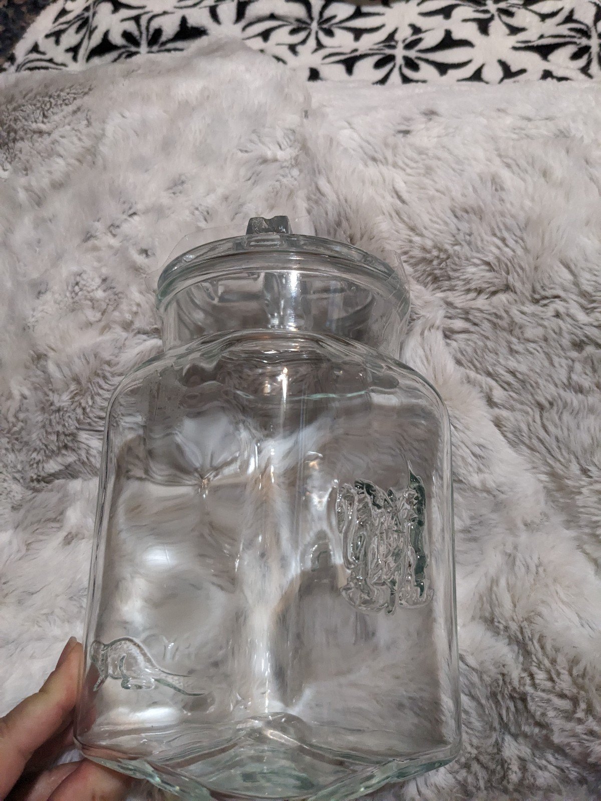 Hudson Bay Fleur de lis Beaver Vintage Cookie Jar/Canister