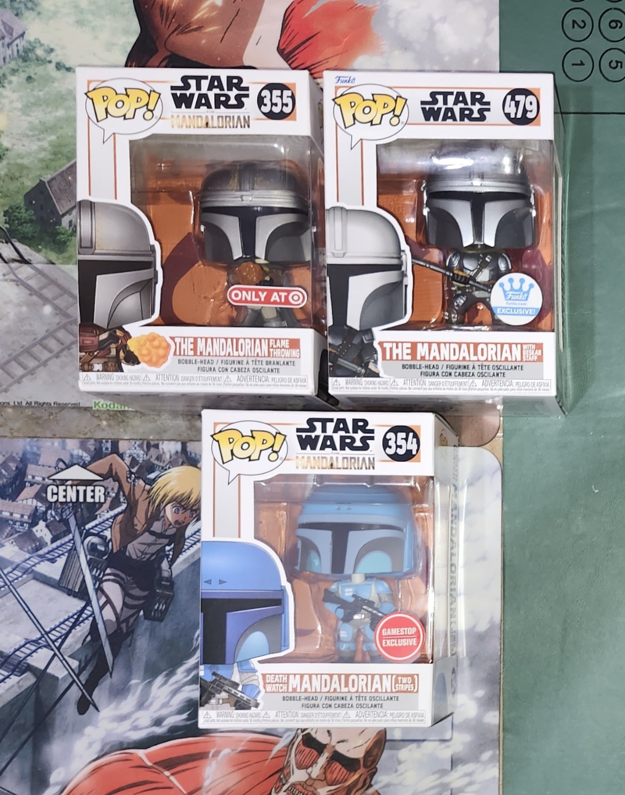 Starwars The Mandalorian Funko Pop Bundle
