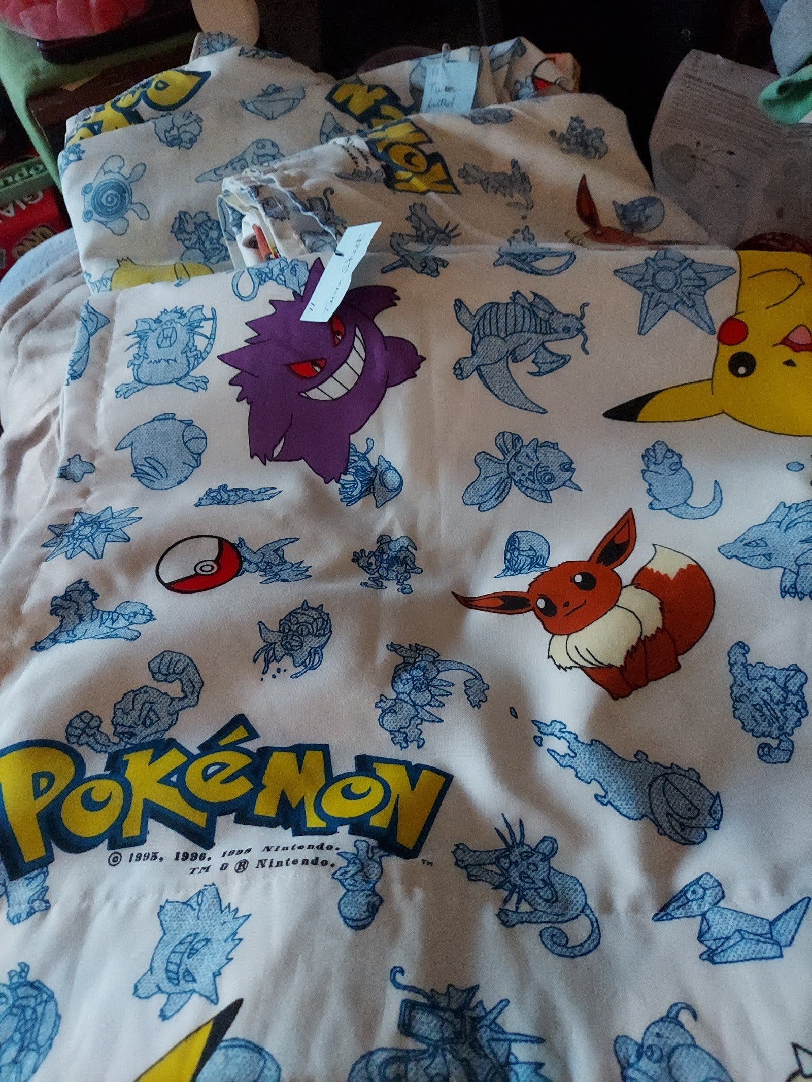 Pokemon bedroom set Vintage LOOK or craft