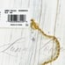 KENDRA SCOTT Emery Gold Tennis Necklace In White Crystal NWT