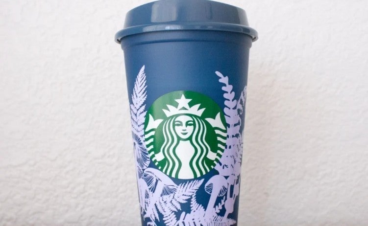 Starbucks 2022 reusable cup color changing Blue/Lilac Starbucks 2022 reusable cup color changing Blue/Lilac