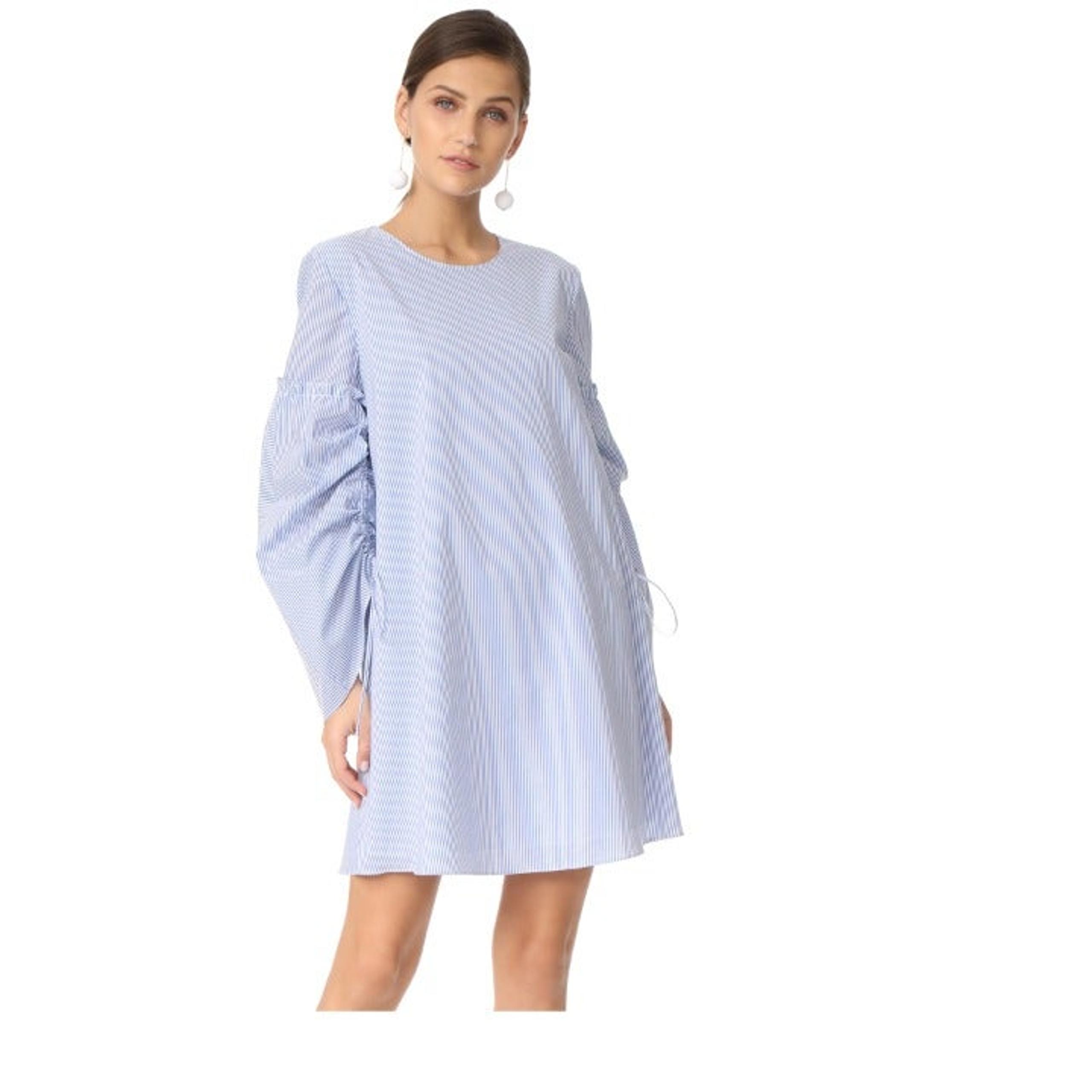 Size 2 Tibi Stripe Trapeze Dress