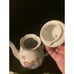 Vtg Porcelain German GKC Bavaria Coffee Pot Creamer Sugar Set Floral Gold Gilded