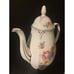 Vtg Porcelain German GKC Bavaria Coffee Pot Creamer Sugar Set Floral Gold Gilded