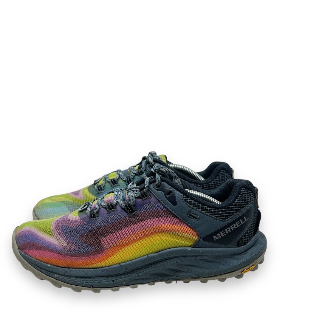 Merrell Antora Women’s Trail Running Shoes. Rainbow. Size 7