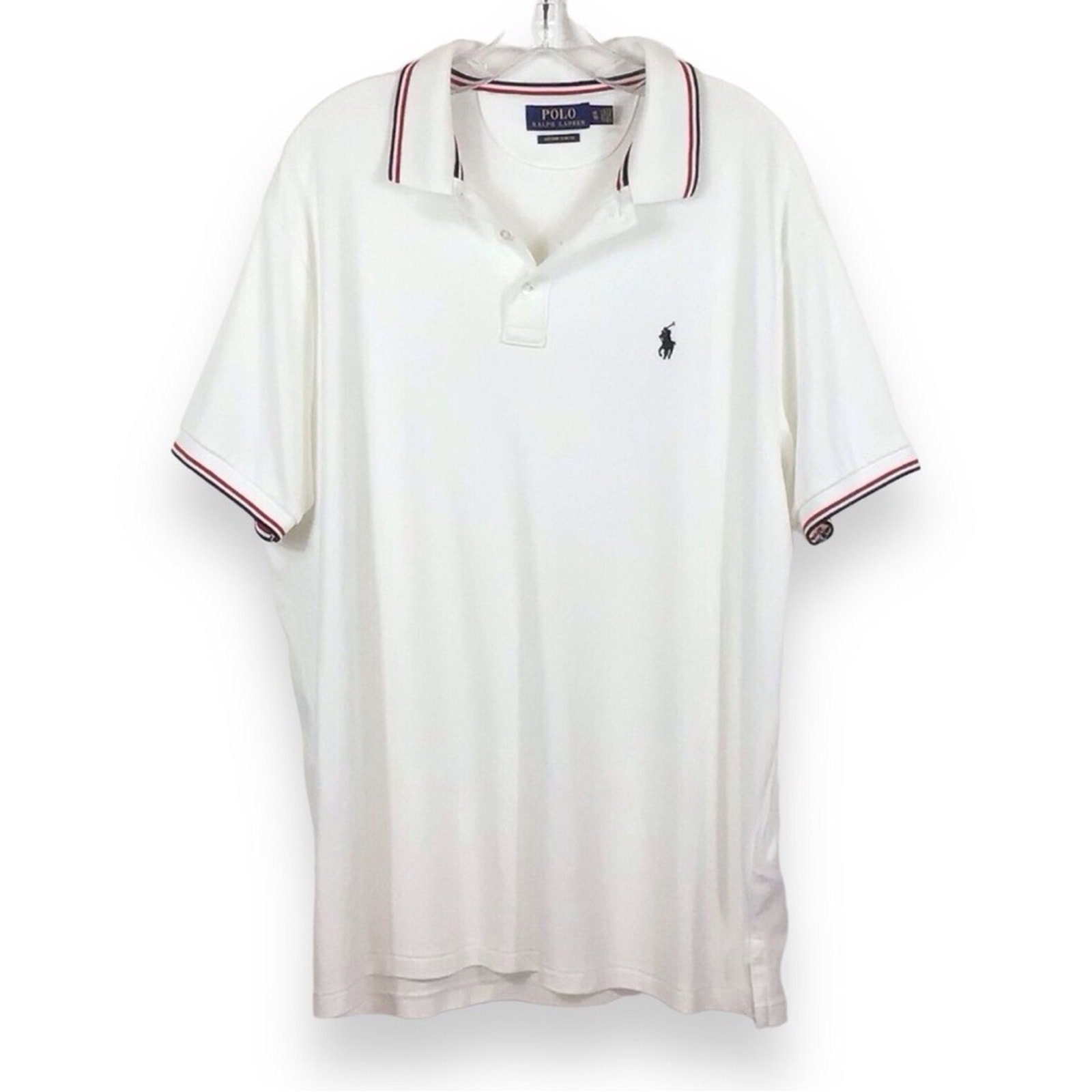 RALPH LAUREN Short Sleeve Olympic Polo Shirt Men's size XL