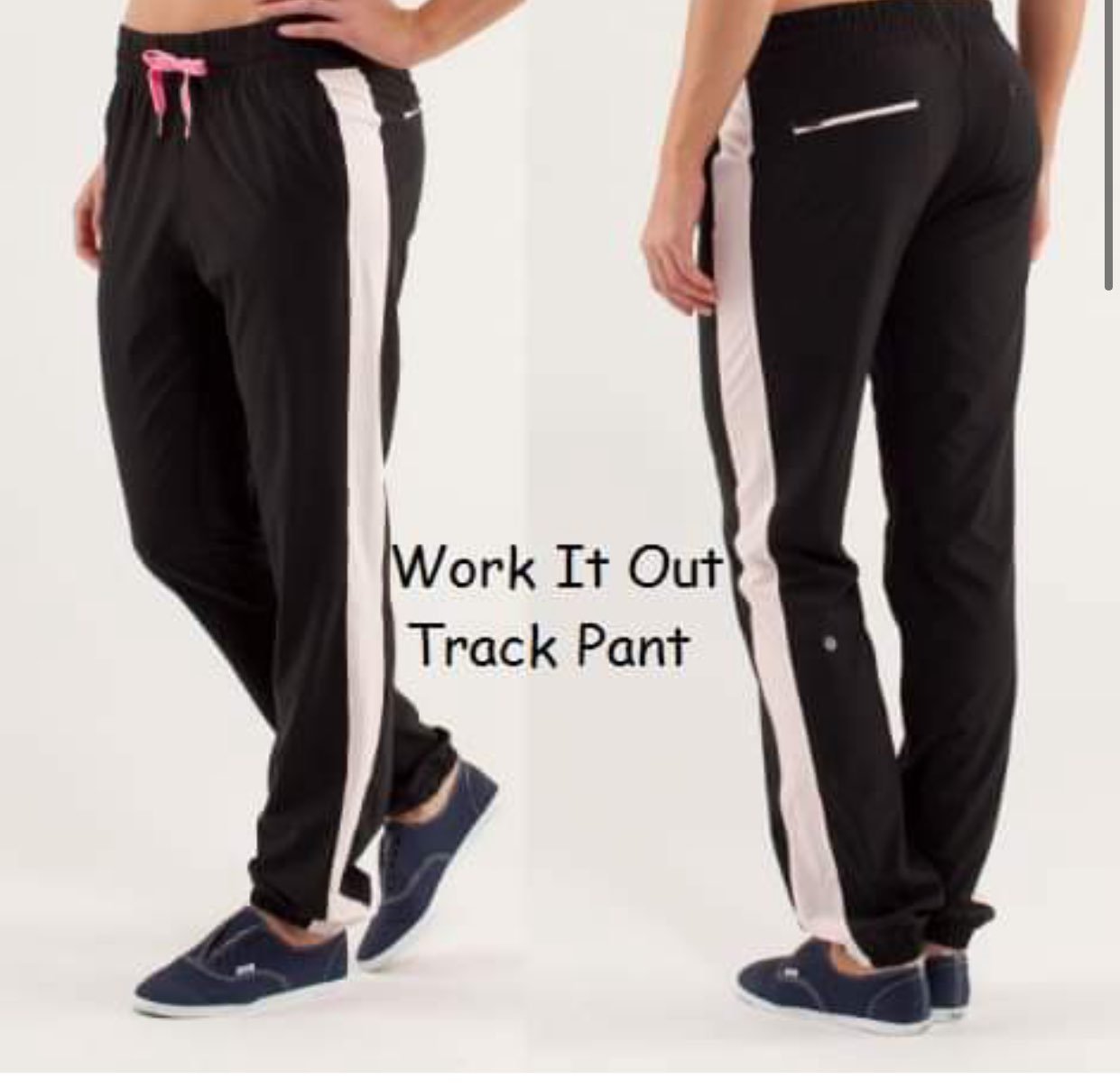 Lululemon work it out track pant. Size 8