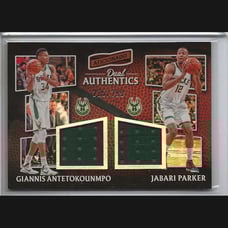 2016-17 Panini Aficionado Dual Giannis Antetokounmpo Jabari Parker