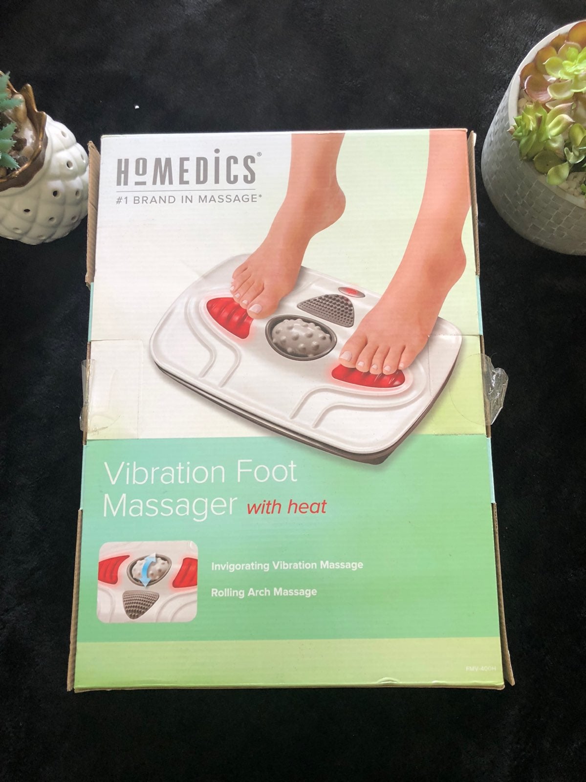 Homedics Vibration Foot Massager with he