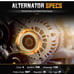 Alternator 3.5L Replacement 07-18 Lexus ES350 3.5L,Avalon,Venza &More