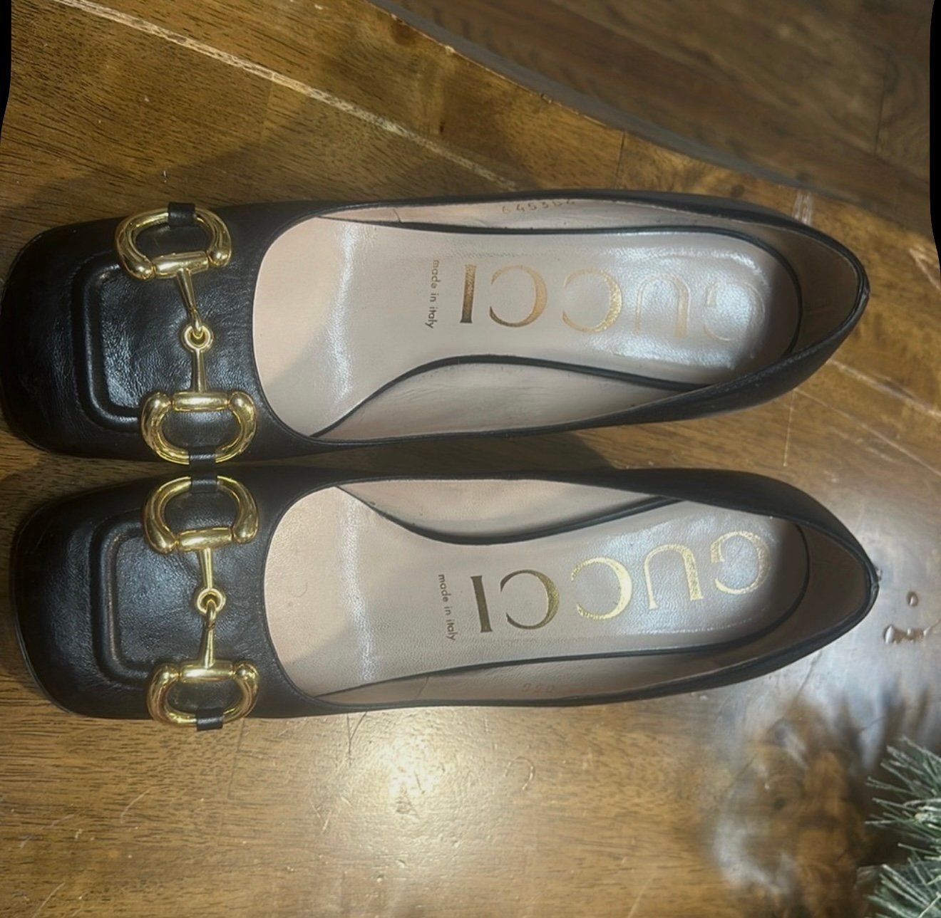 Gucci block heels