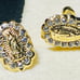 Guadalupe 14k gold earring 14k oro