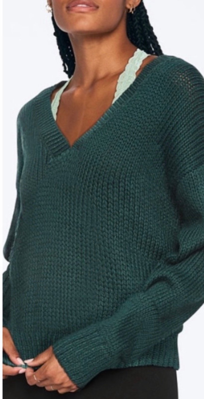 Victoria’s Secret PINK Reversible V-Neck Sweater