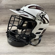 Cascade Lacrosse Helmet White SIZE Small Marauder Logo Lacrosse Unlimited MLL