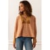 Mi Golondrina Beatriz Blouse Rosa y Mostaza Size Medium Embroidered Tassel