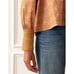 Mi Golondrina Beatriz Blouse Rosa y Mostaza Size Medium Embroidered Tassel