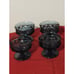 Vintage INDIANA GLASS Kings Crown Thumbprint Dessert SHERBET champagne glasses