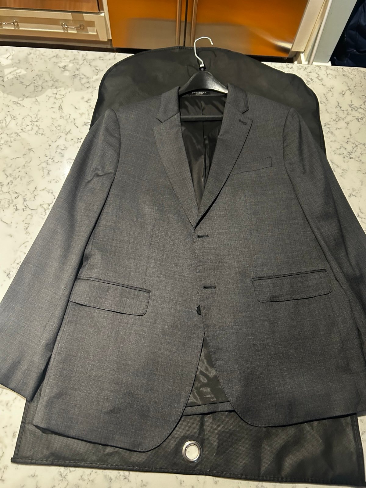 Banana Republic Men's Gray Suit Blazer Sport Jacket