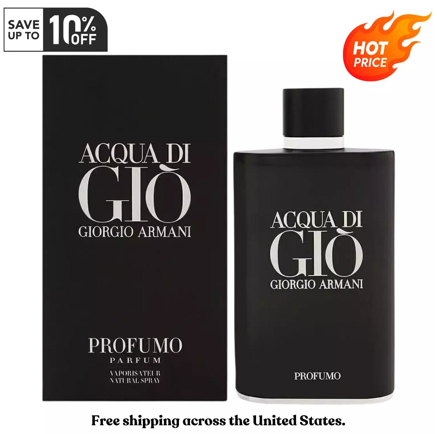 Acqua Di Gio Profumo by Giorgio 3.4oz Parfum Cologne for Men New In Sealed Box