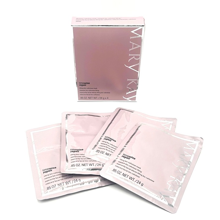 Mary Kay Timewise Repair Lifting Bio-Cellulose Mask 0.85 Oz 24g Set Of 4