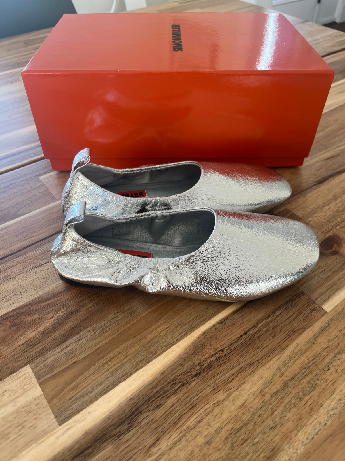 Simon Miller Silver Metallic ballet flats