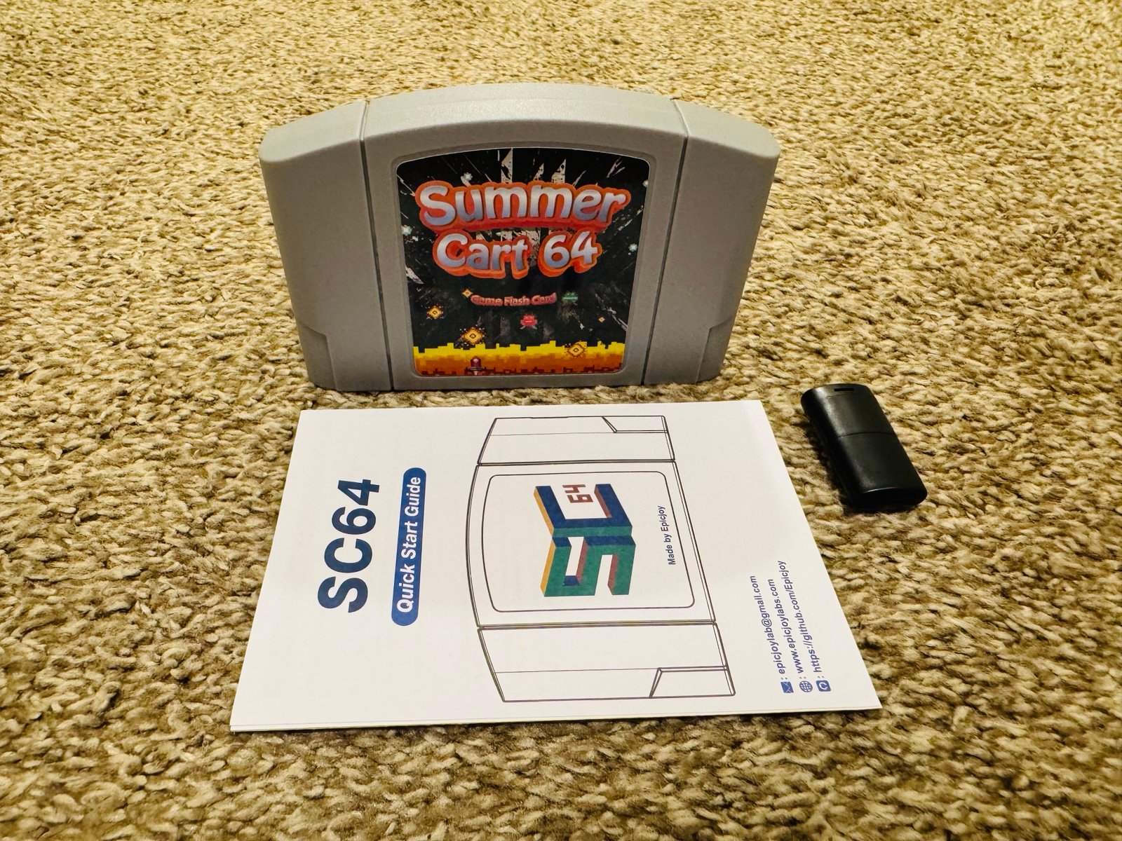 Summer SC 64 Multi Game Cartridge With 340 Nintendo 64 games and Nintendo 64DD