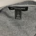 Banana Republic Men's Sweater Size Large Silk Cotton Cashmere Blend Gray V-Neck