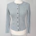 Madewell Light Feather Blue Soft Fuzzy Furry Hewitt Cardigan Sweater X-Small XS