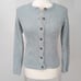 Madewell Light Feather Blue Soft Fuzzy Furry Hewitt Cardigan Sweater X-Small XS