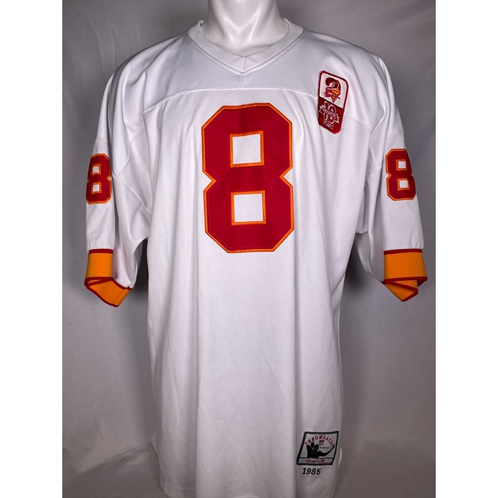 Steve Young #8 Tampa Bay Buccaneers 1985 Mitchell & Ness Jersey Men's 3XL 60