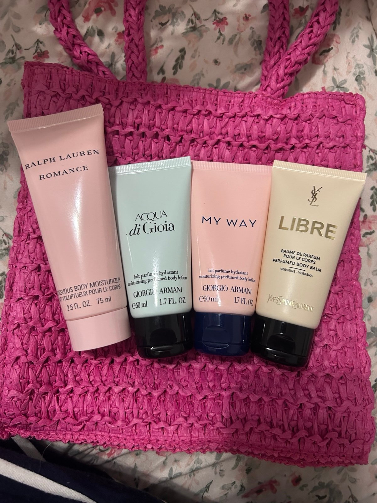 Body lotion travel size