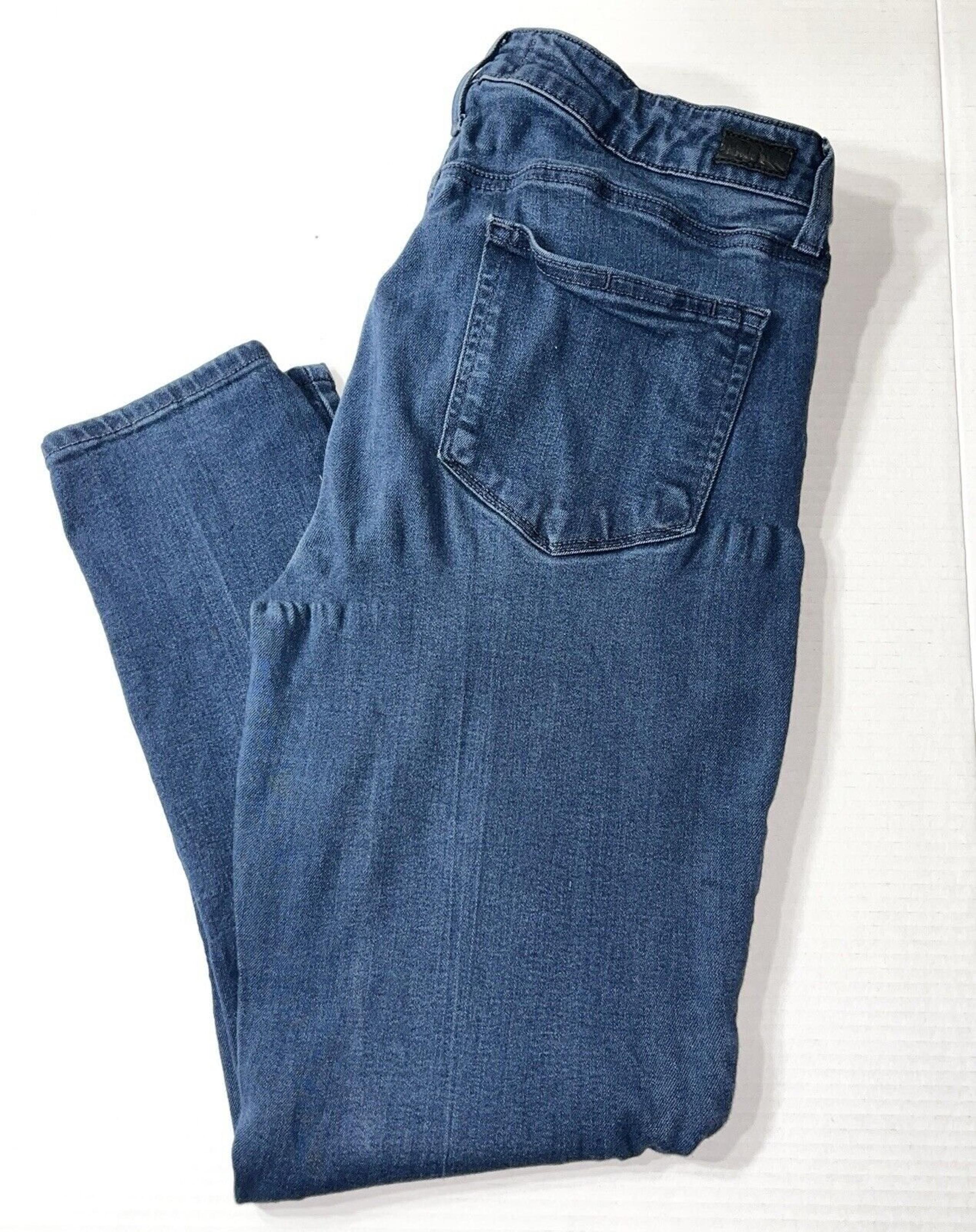 Paige Jeans Women’s 32 X 26 Verdugo Ankle Stretch Dark Wash Cropped Luxury