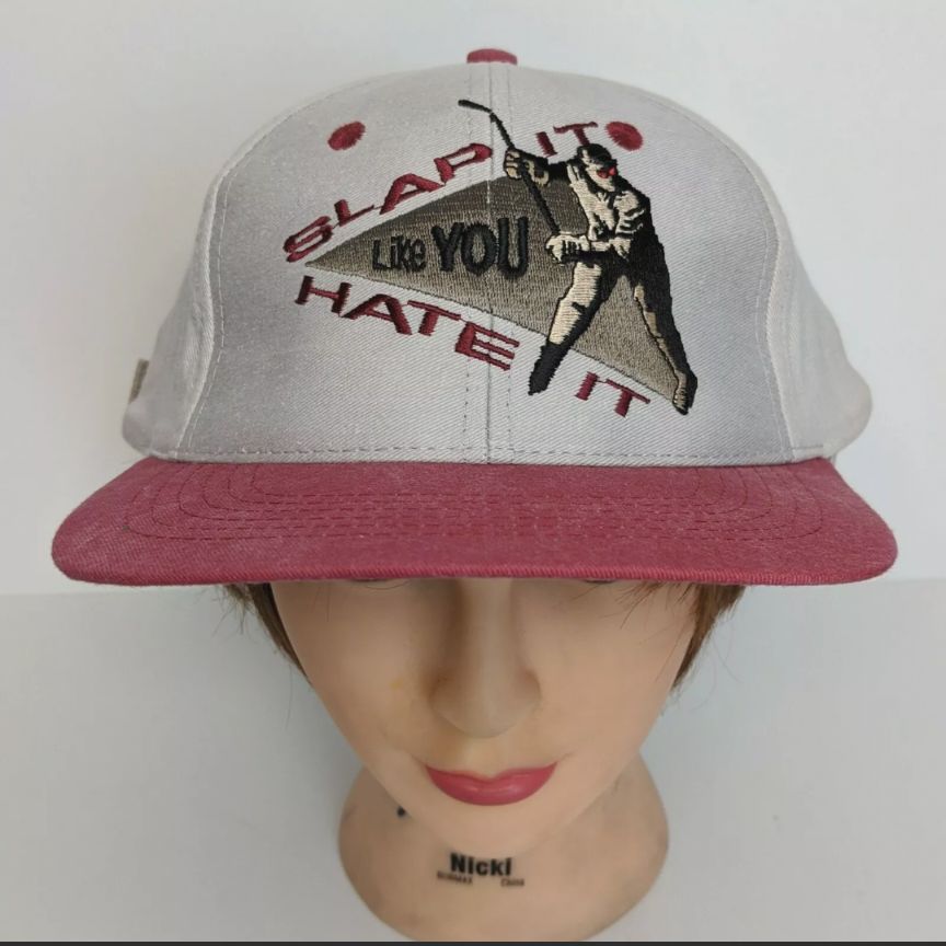 New ESPN 2 Xtreme NHL Hockey Hat Slap It Like You Hate It Slap Shot Cap