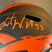Javonte Williams Signed Broncos Full-Size Eclipse Alternate Speed Helmet Beckett