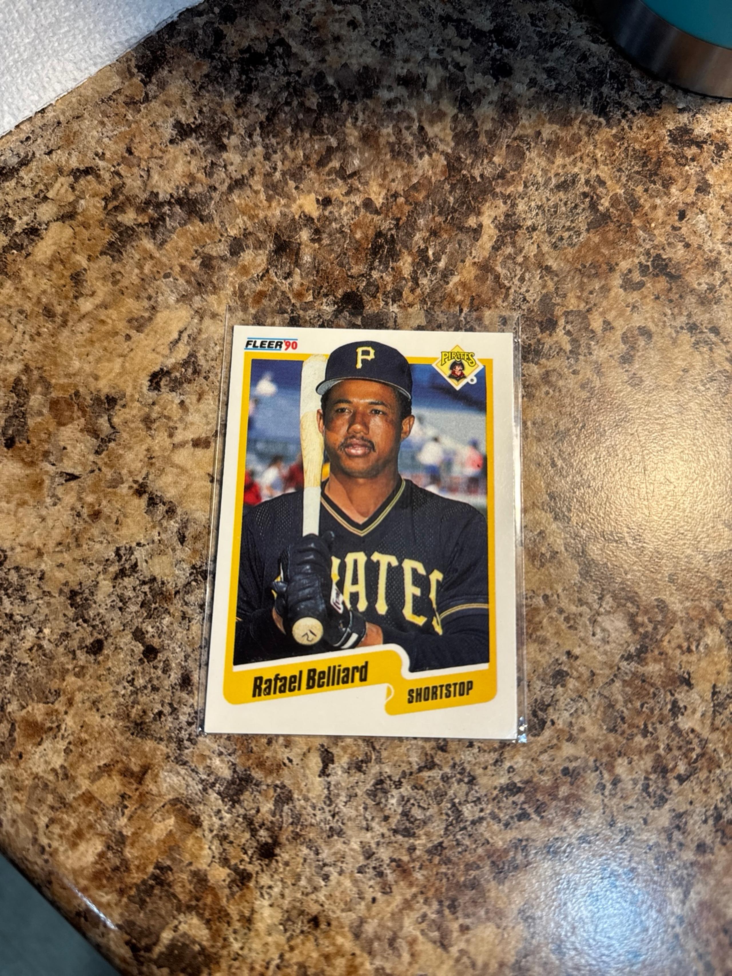 Fleer '90 Rafael Belliard #460 Baseball Trading Card Item #ME1787