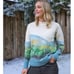 Woolovers Wool Landscape Jumper Sweater size Medium