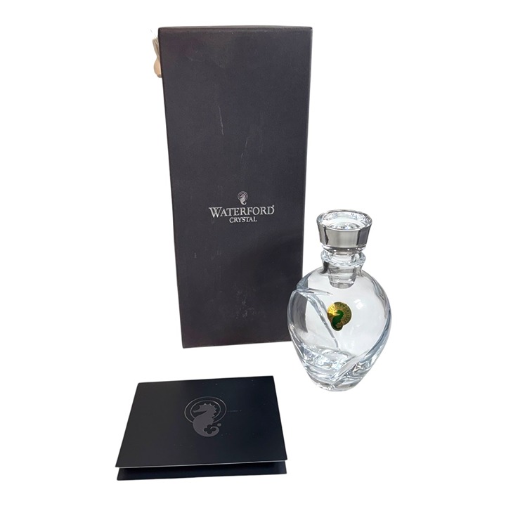 Waterford Siren Crystal Glass Perfume Bottle 5 Vintage w/ Stopper Original Box