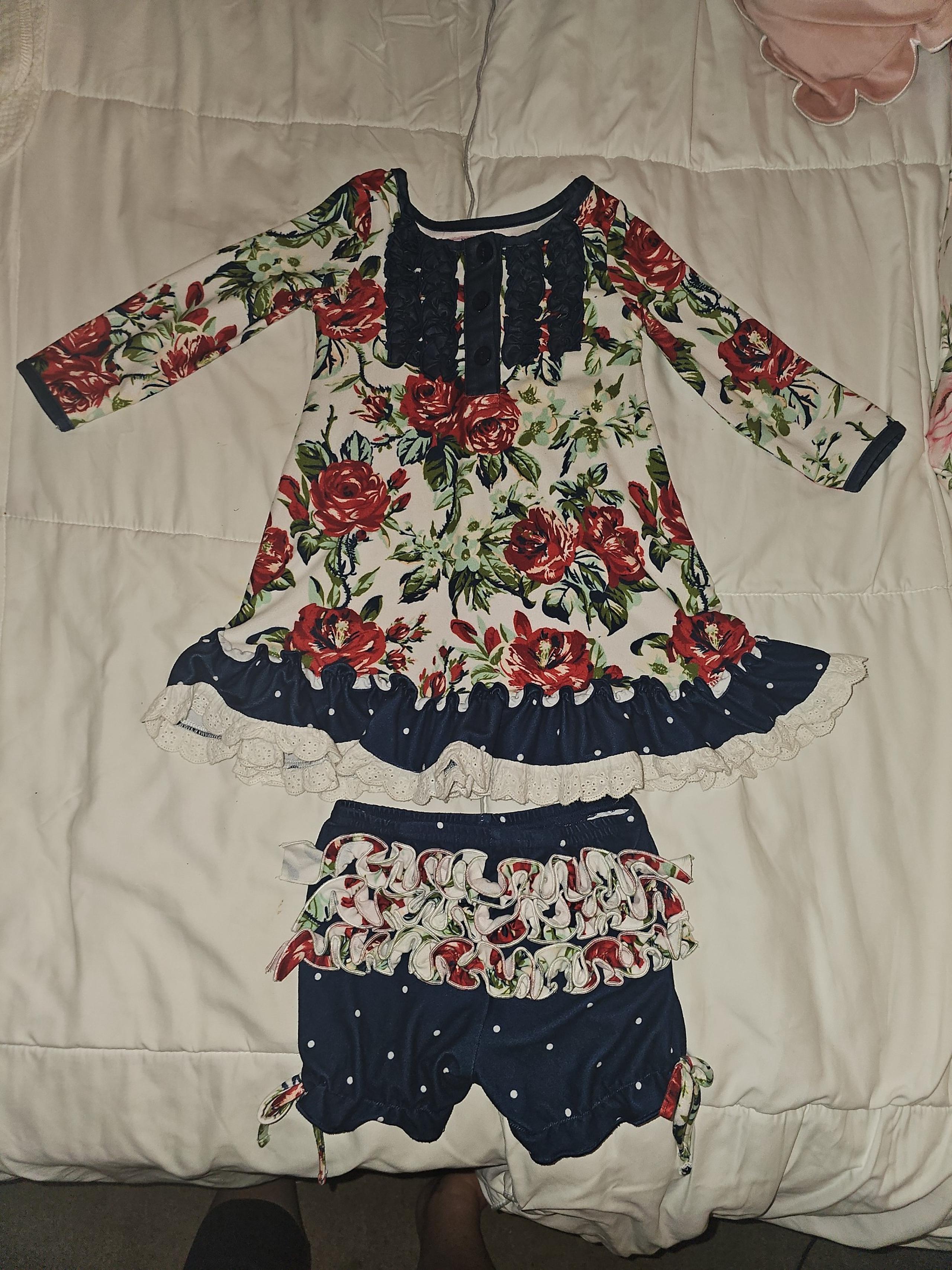 Sweethoney Long Sleeve Lounge Dress with Bloomers